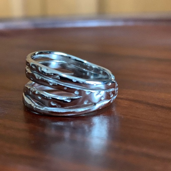 Stainless Steel Multi Band Ring - Picture 2 of 5